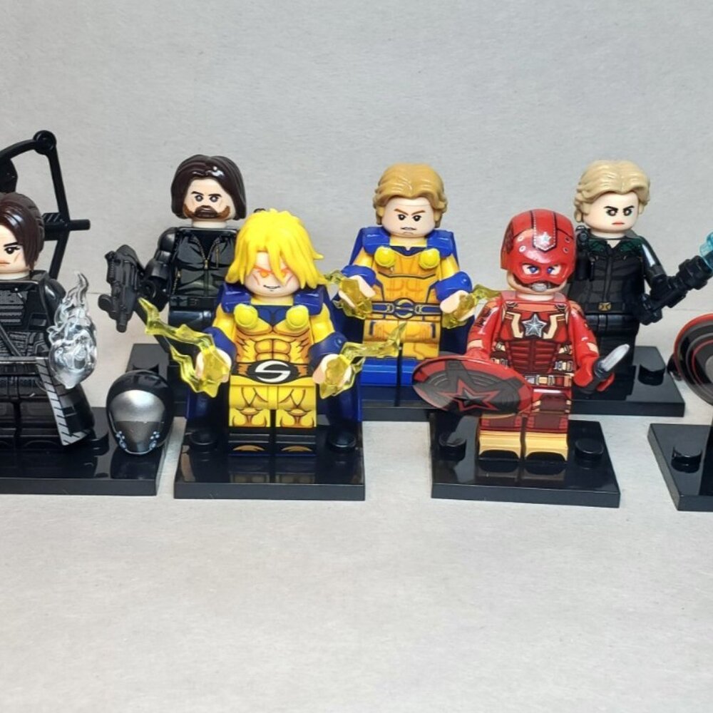 Custom Printed MOC Marvel Thunderbolts Minifigures 8 Pack